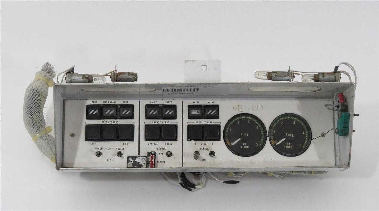 Hawker 125-700 800 Refuel Panel