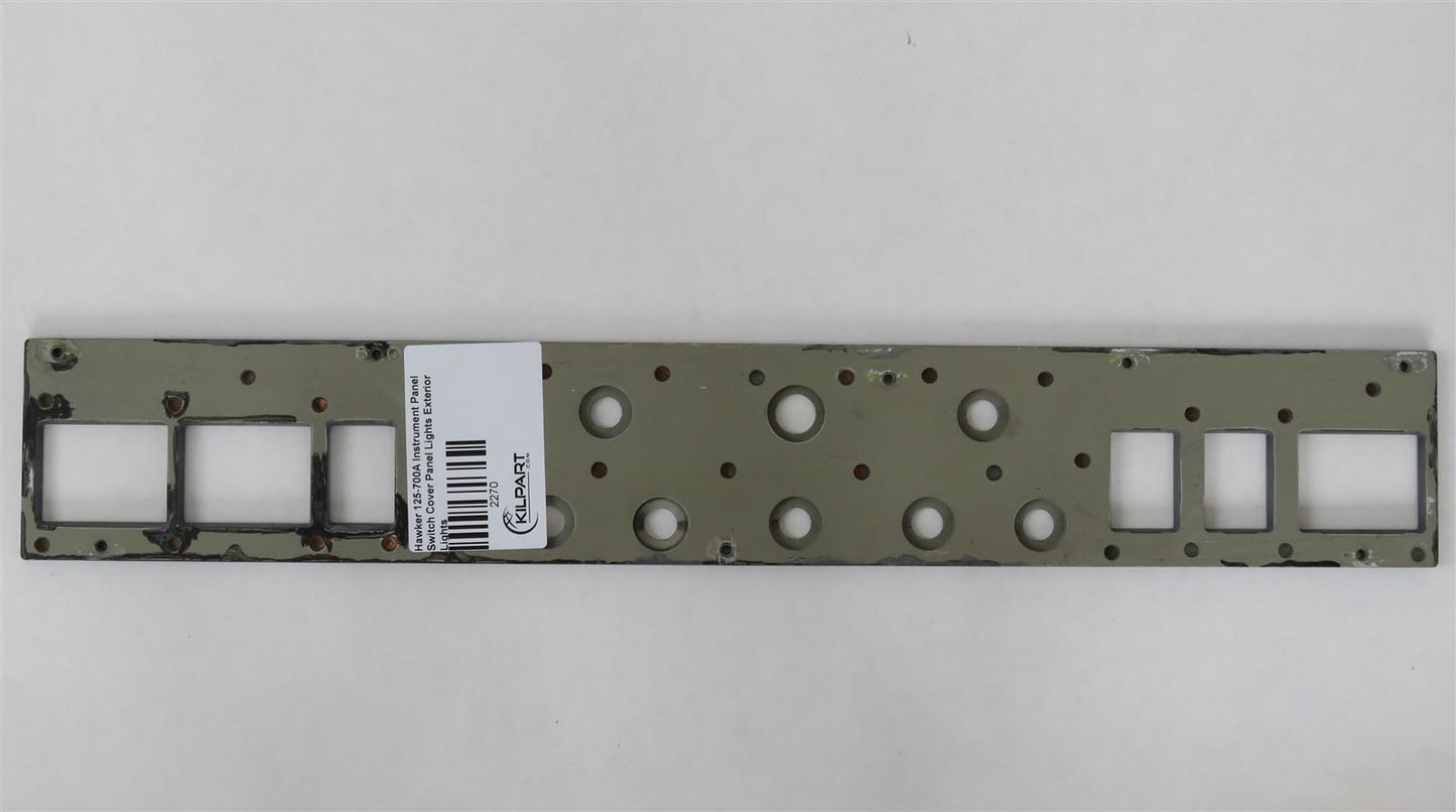 Hawker 125-700A Instrument Panel Switch Cover Panel Lights Exterior Lights