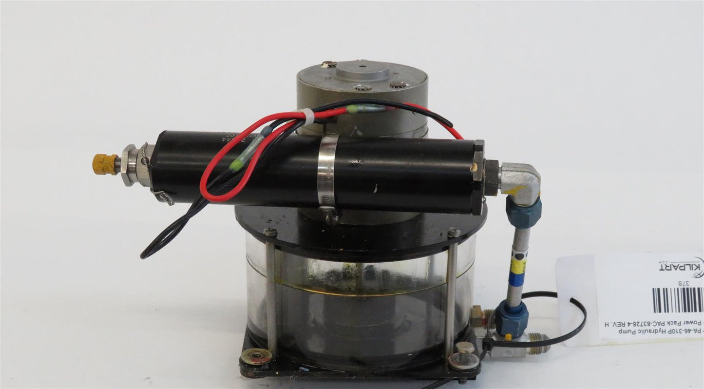 Piper PA-46-310P Malibu Hydraulic Pump Assy Power Pack 83728-04 REV. H