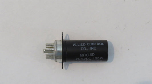 Aircraft Relay Sealed 400Ohms 26.5VDC 5Amps Blue Bead MHO-6D