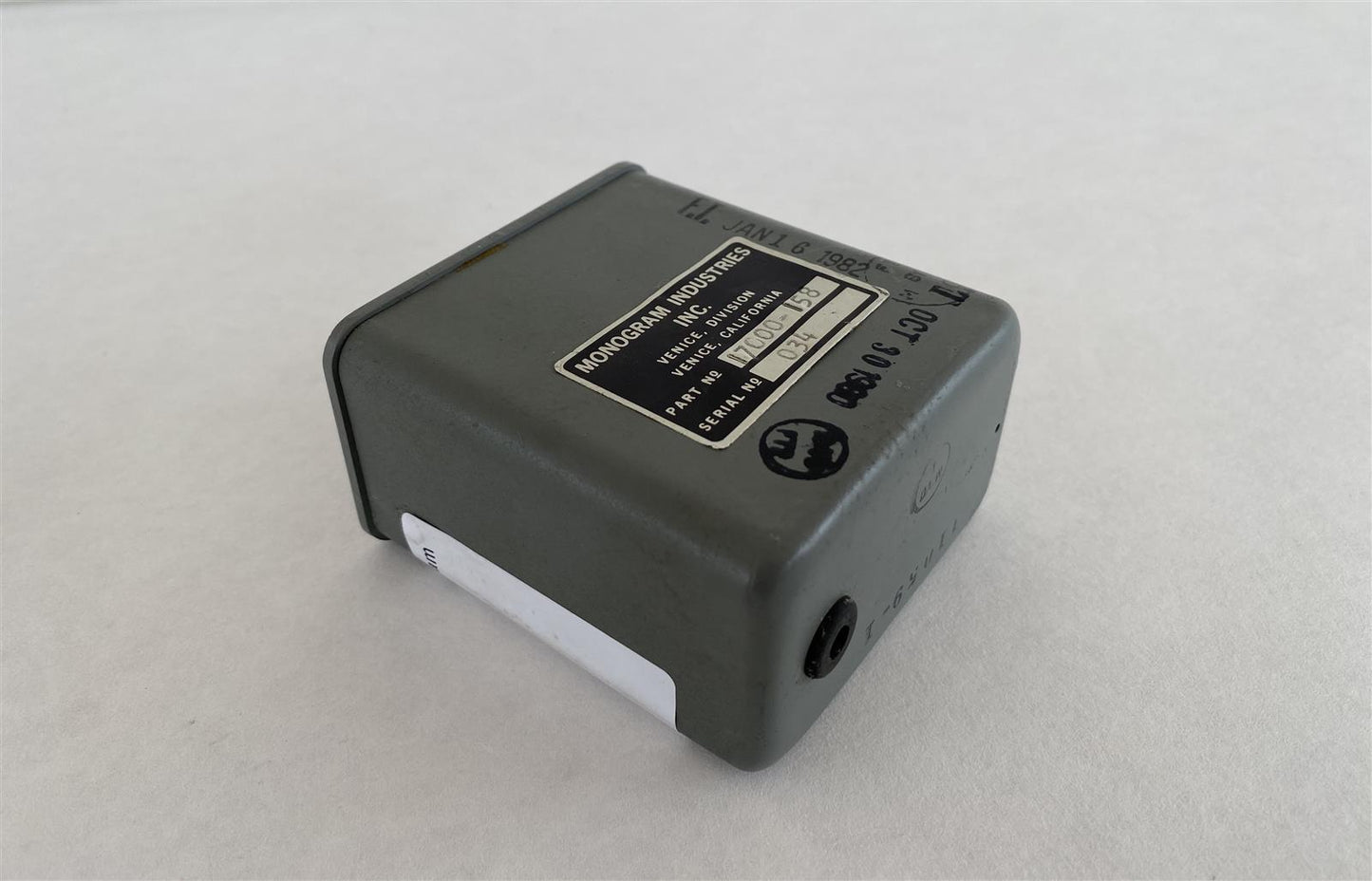 Hawker 125-700 800 Timer Monogram Sanitation 17000-158