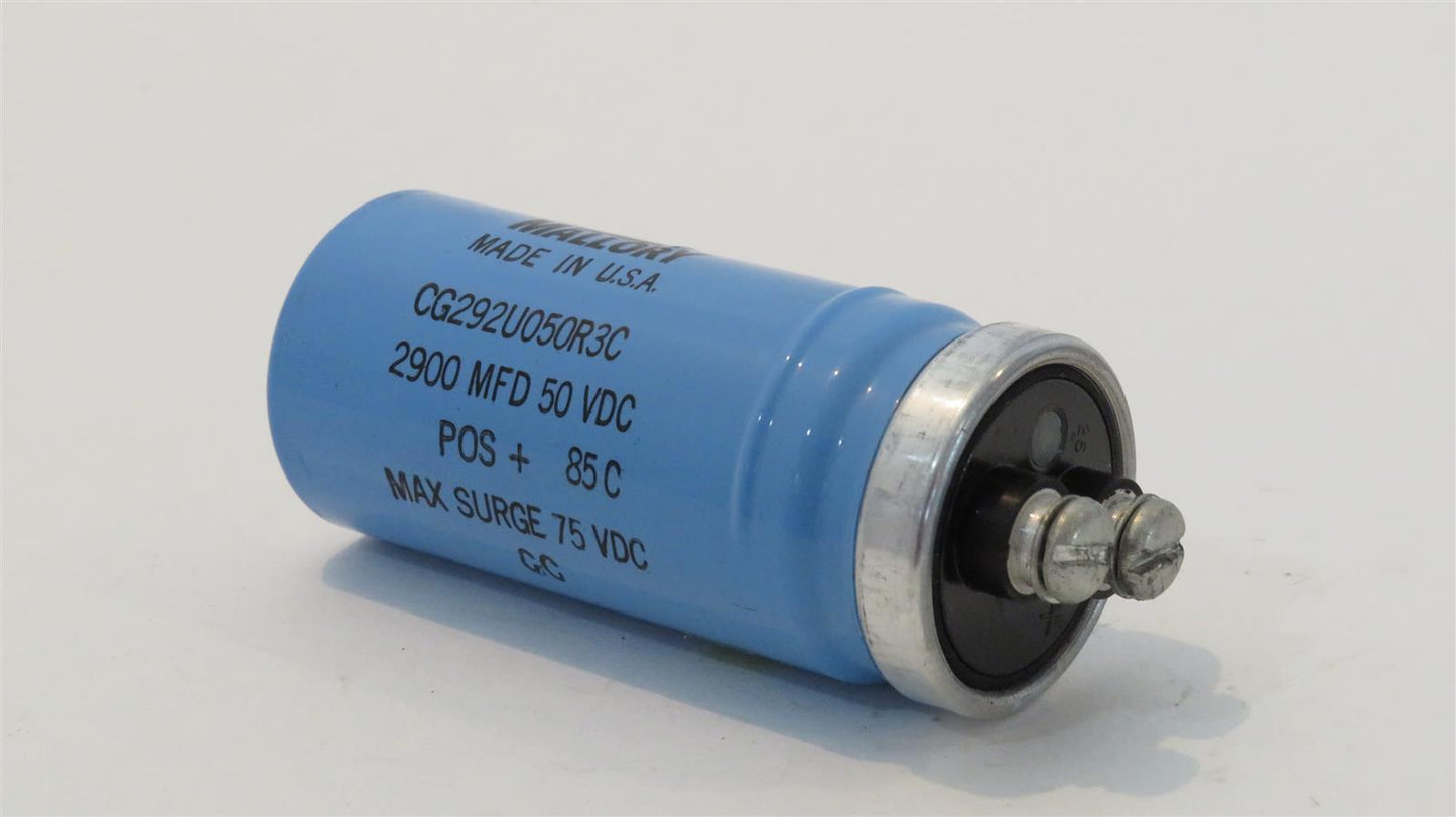 Capacitor 2900UF 50V SCREW CG292U050R3C