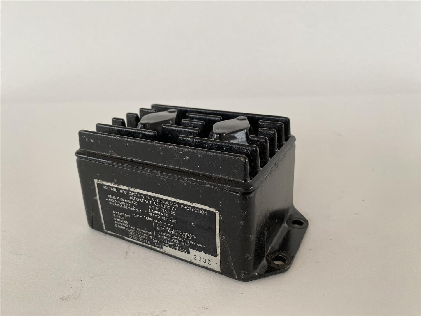 Voltage Regulator With Overvoltage Protection 60-389017-1
