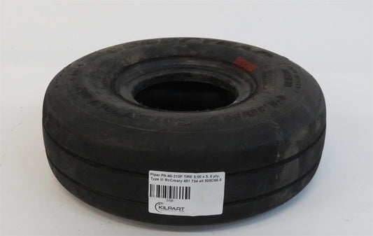 Piper PA-46-310P Malibu Nose Gear TIRE 5.00x5,6 ply Type III McCreary 451734 alt 505C66-5