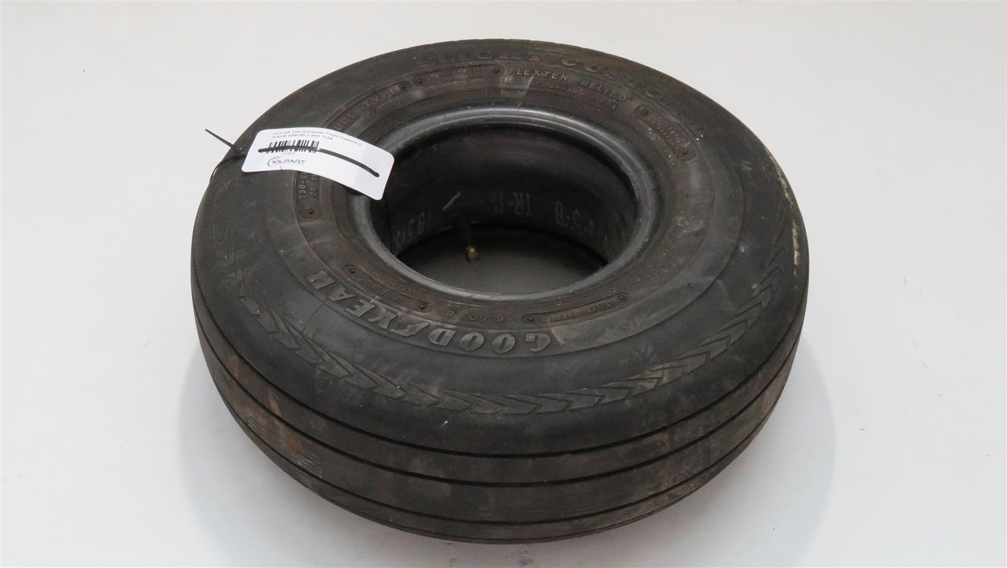 Aircraft Tire Goodyear Flight Custom II 6.50-8, 658C86-2 with Tube