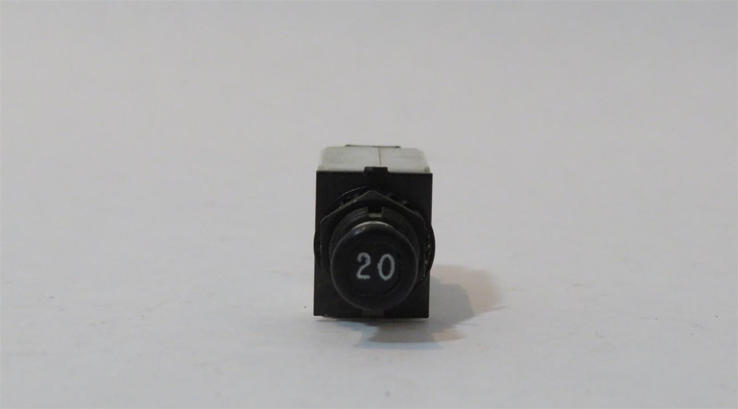 KLIXON MFD-0589A 7277-2-20 20A 20AMP Aircraft Circuit Breaker