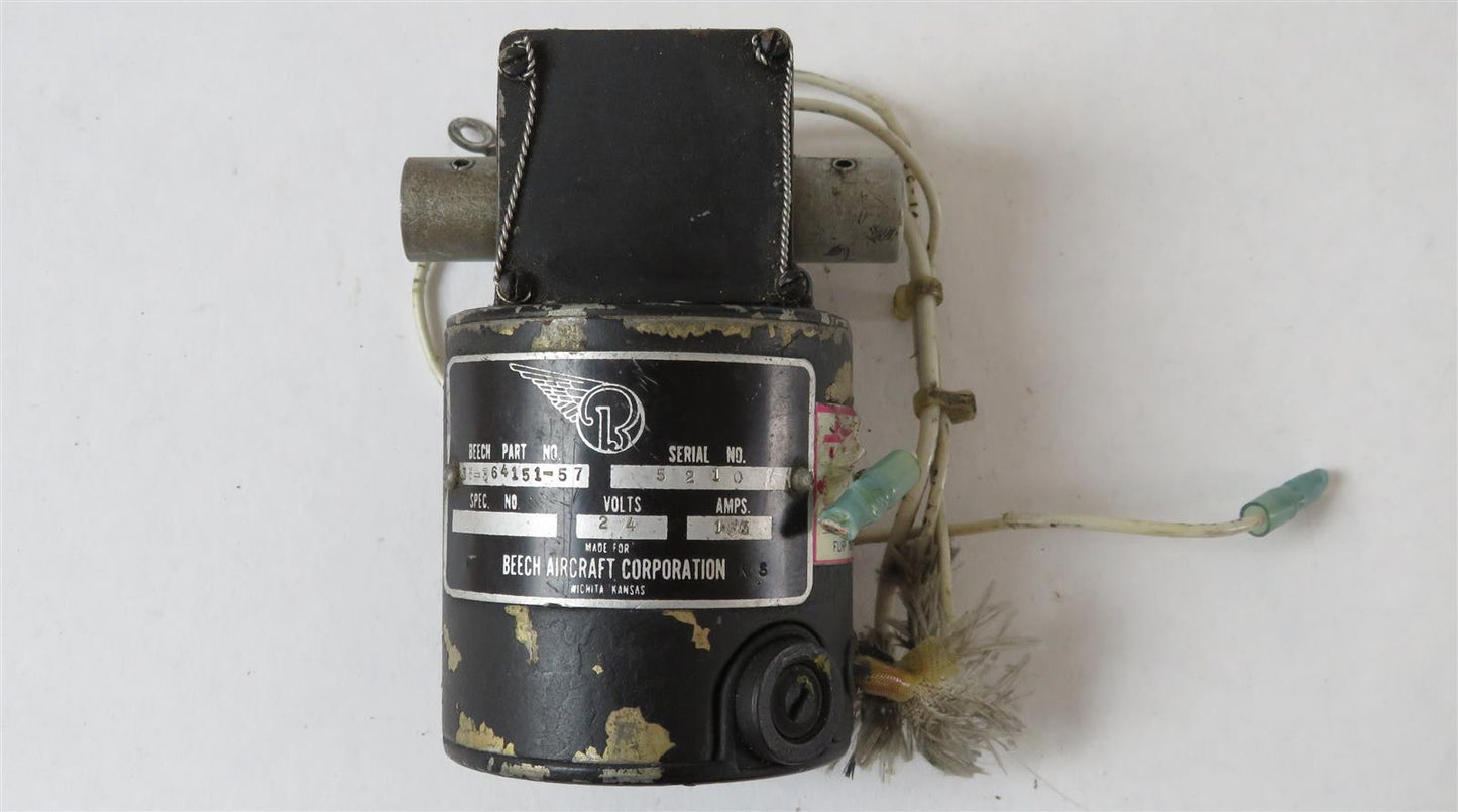 Beechcraft Flap Motor & Gearbox 24V Assembly 35-364151-57