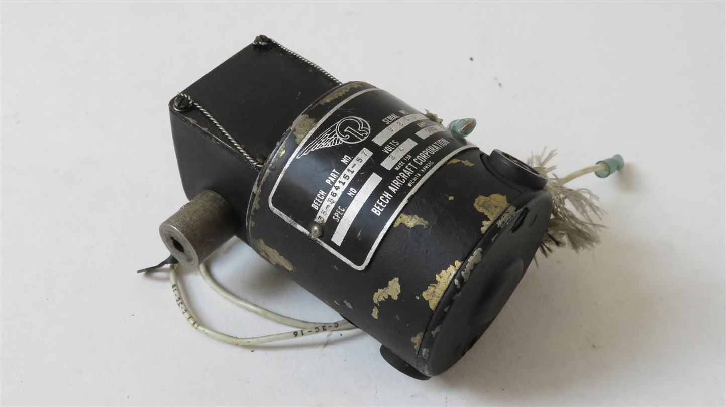 Beechcraft Flap Motor & Gearbox 24V Assembly 35-364151-57