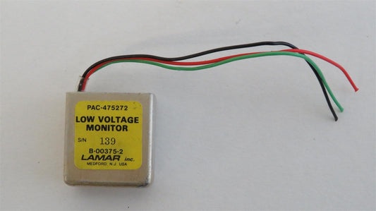 Piper PA-46-310P Malibu Low Voltage Monitor PAC-475272 alt B-00375-2 Lamar inc