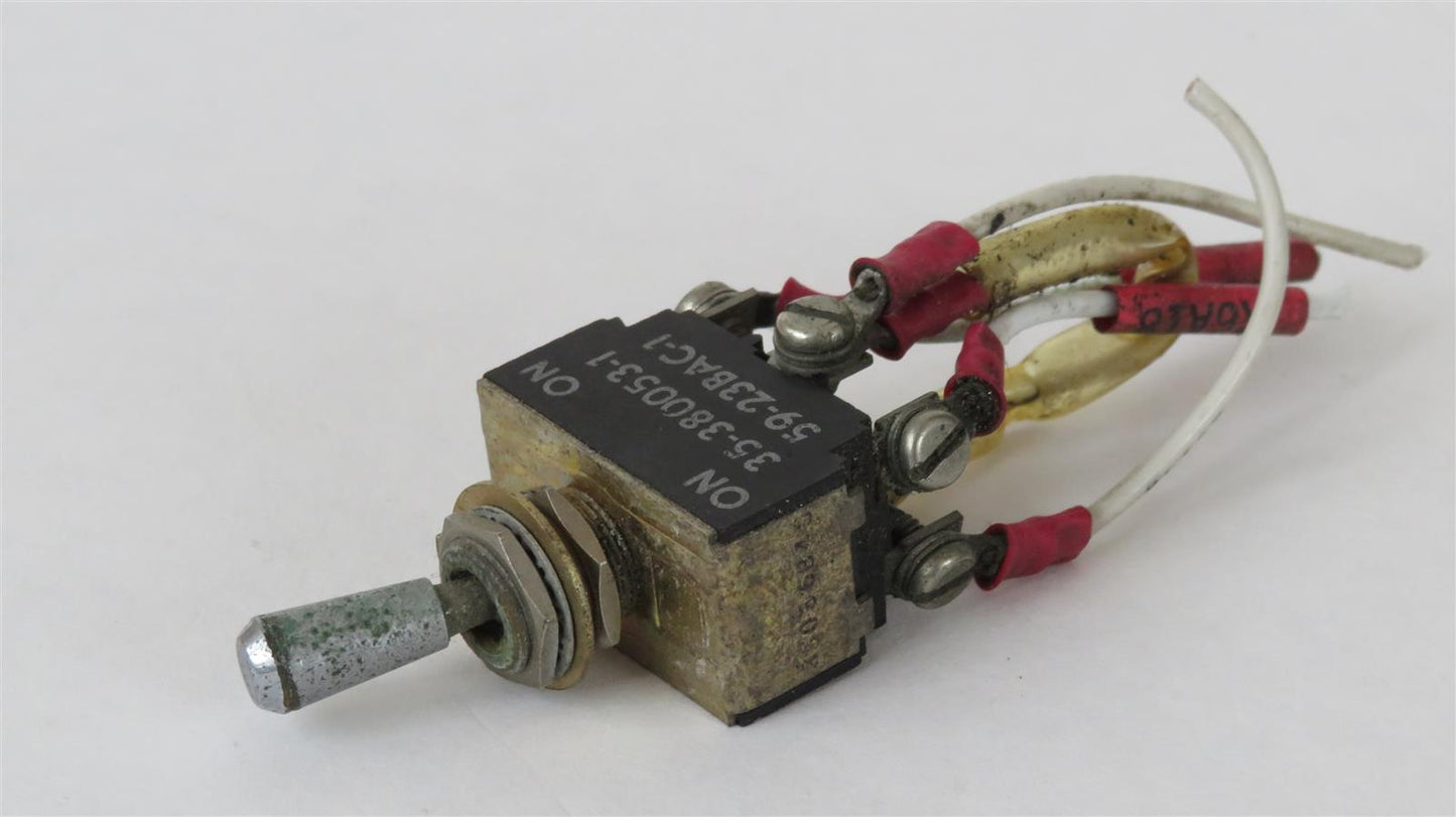 Aircraft Toggle Switch 35-380053-1 or 59-23BAC-1