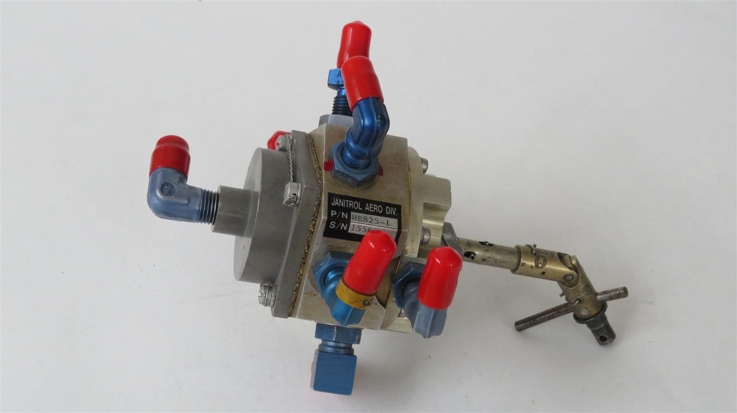 Beechcraft 95-B55 Baron RH Fuel Selector Valve Janitrol HE825-1