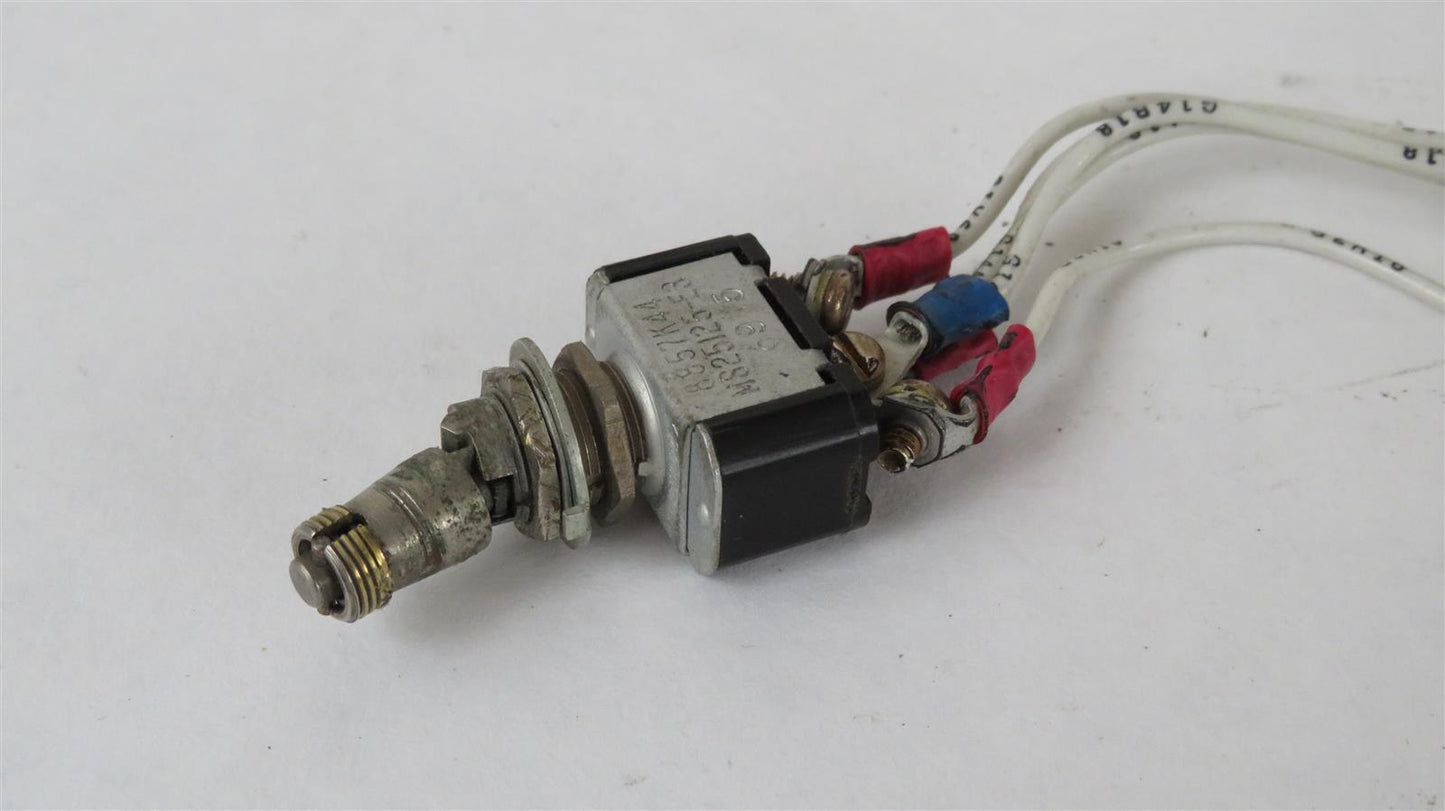 Beechcraft 95-B55 Baron Landing Gear Toggle Switch MS25125-E3 or 60-364011-15