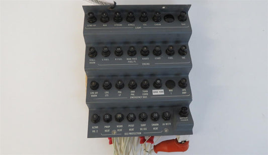 Piper PA-46-310P Malibu PANEL ASSEMBLY Circuit Breaker Forward 84590-02 84590-002
