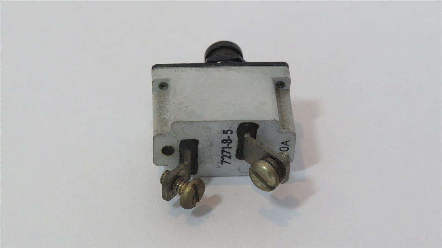 KLIXON 7271-8-5 5A 5AMP Aircraft Circuit Breaker