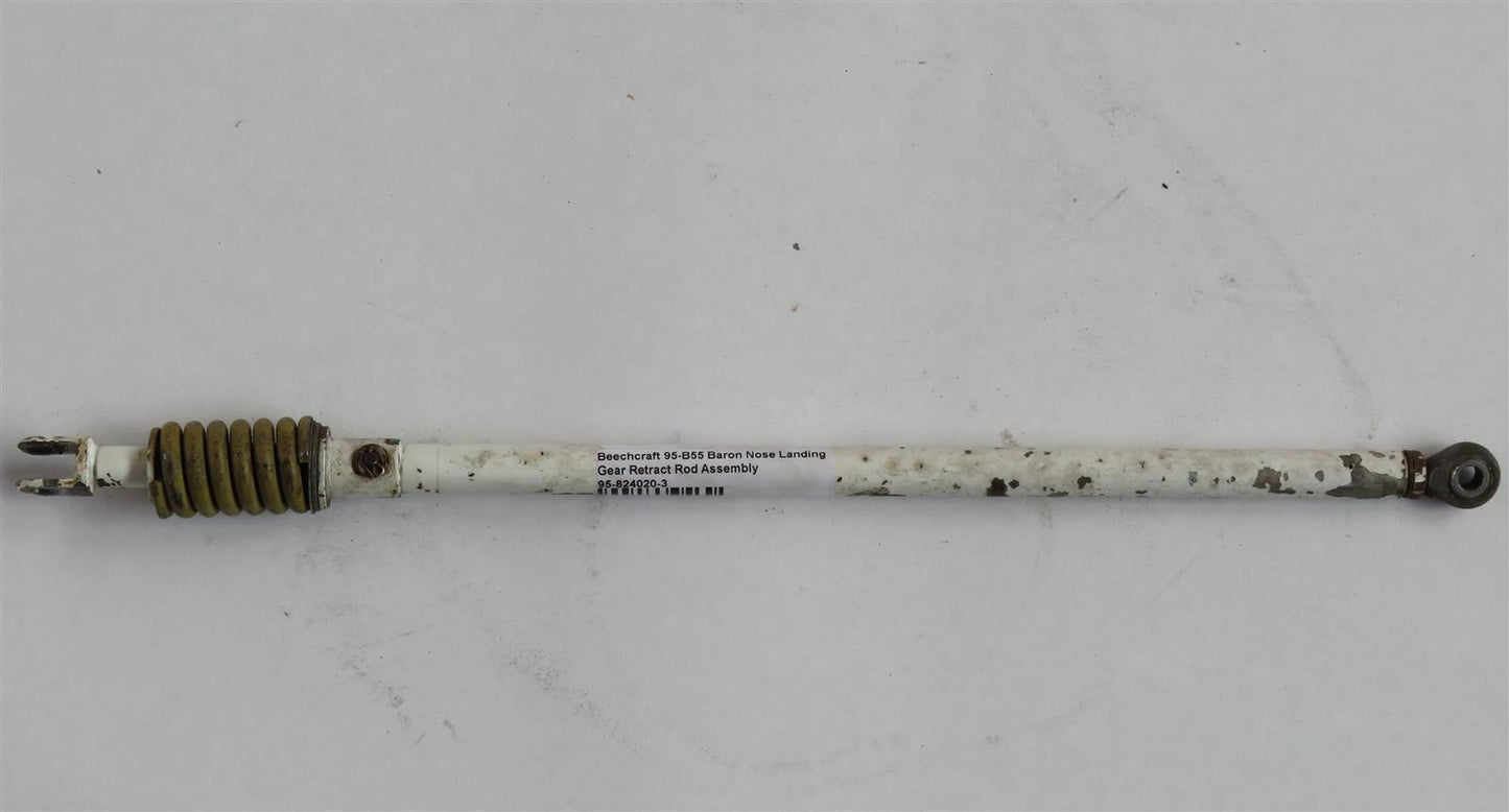 Beechcraft 95-B55 Baron Nose Landing Gear Retract Rod Assembly 95-824020-3