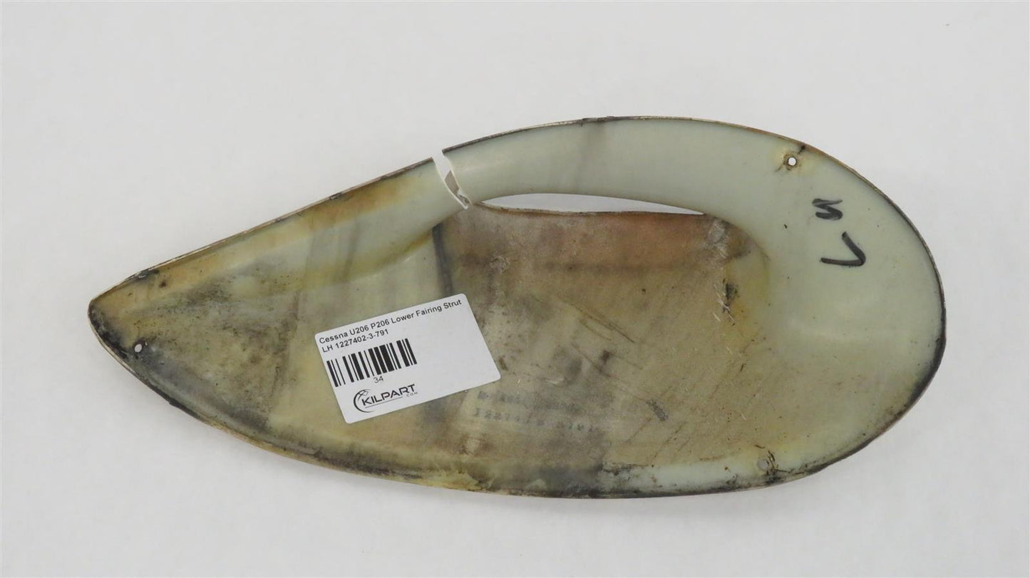 Cessna U206 P206 Lower Fairing Strut LH 1227402-3-791