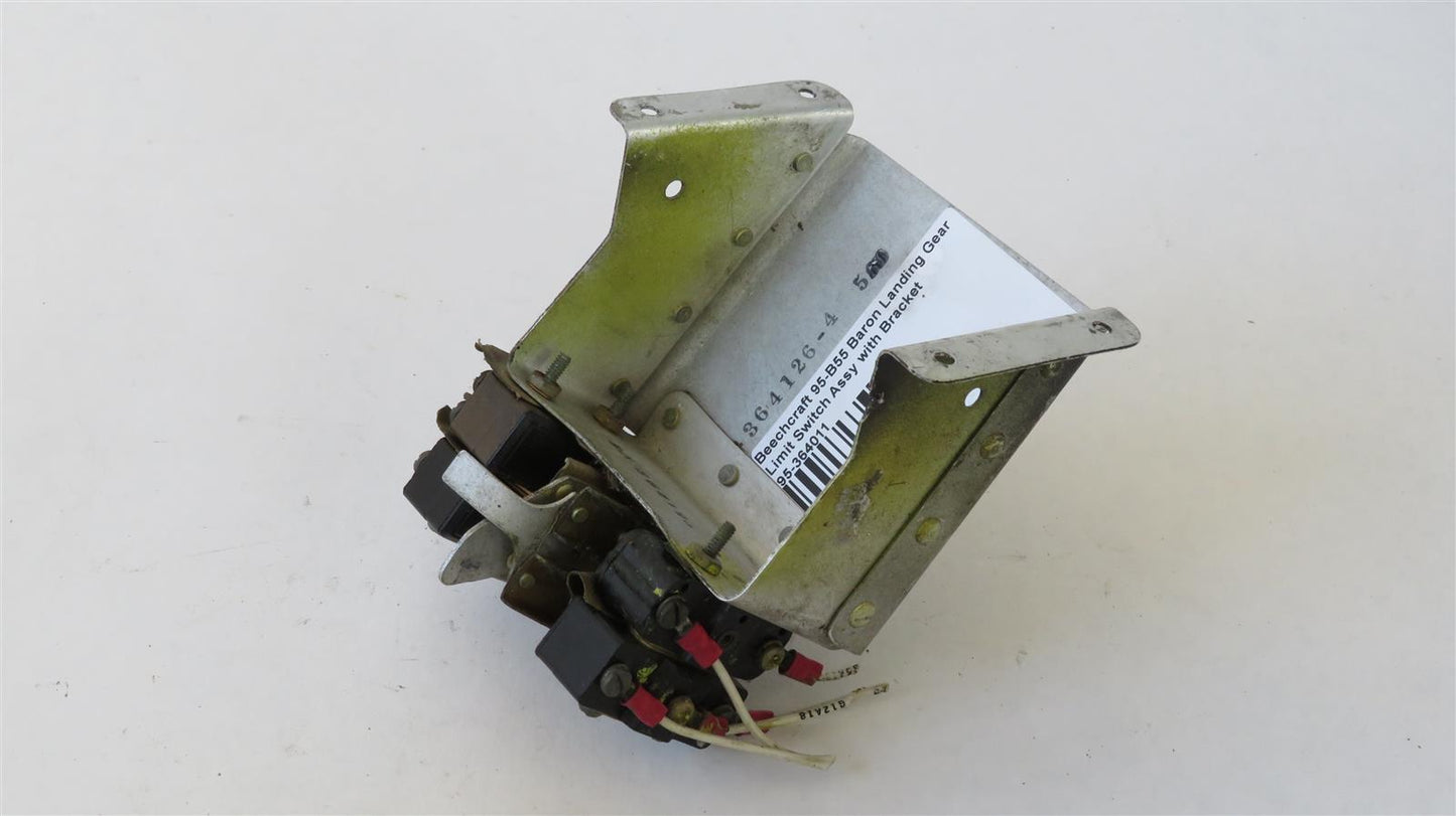 Beechcraft 95-B55 Baron Landing Gear Limit Switch Assy with Bracket 95-364011