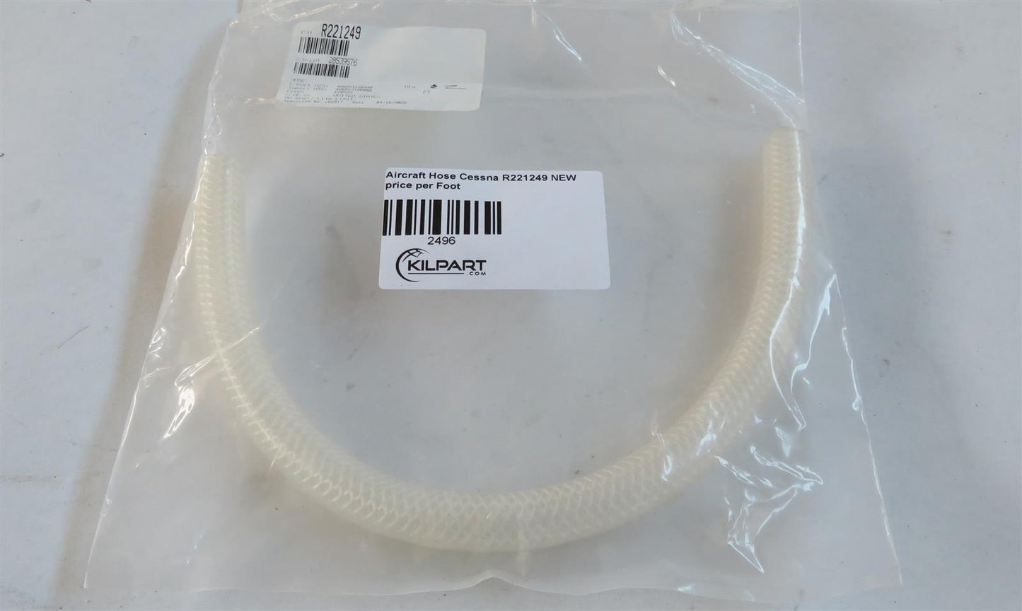 Aircraft Hose Cessna R221249 NEW price per Foot